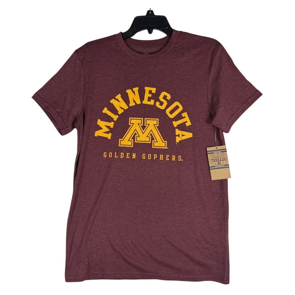 Rivalry Threads Minnesota Golden Gophers T-Shirt Maroon Mens Small NCAA NWT